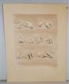 HENRY MOORE Six Reclining Figures.